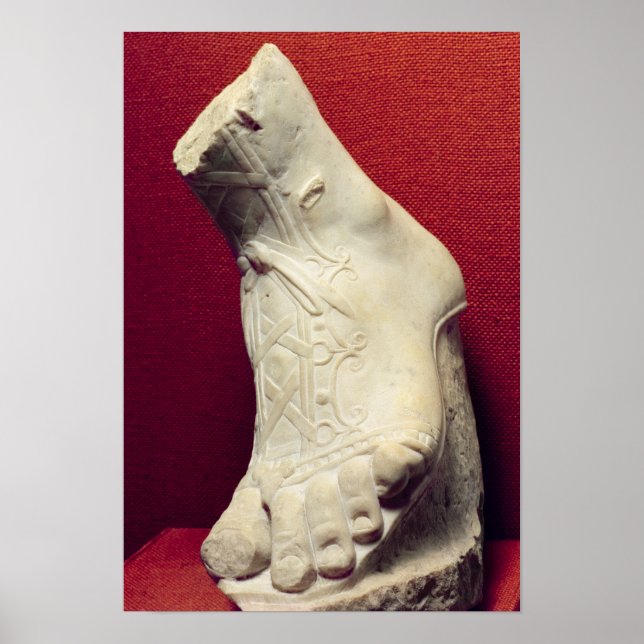 Poster Pied d'une statue (Devant)