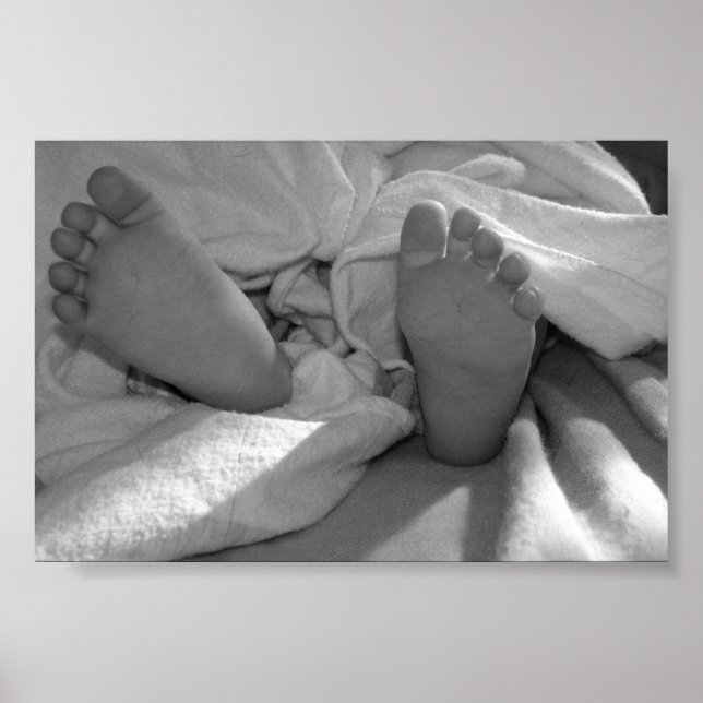 Poster Pieds bébé (Devant)
