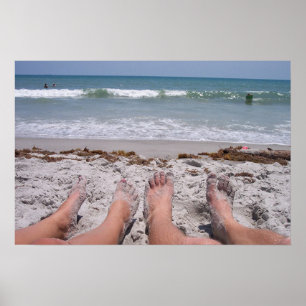 Poster Pieds de sable