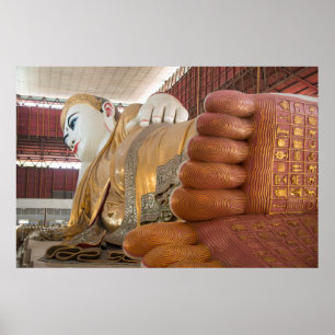 Poster Pieds de statue de Bouddha