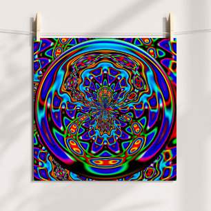 Poster Piège de Vénus Abstrait Numérique