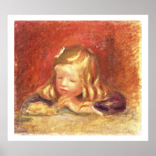 Poster Pierre A Renoir   Coco à la table
