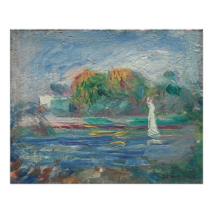 Poster Pierre A Renoir   La Rivière Bleue