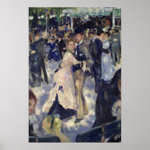 Poster Pierre A Renoir   Le Moulin de la Galette