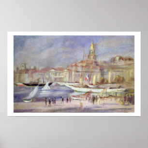 Poster Pierre A Renoir   Le Vieux Port de Marseille