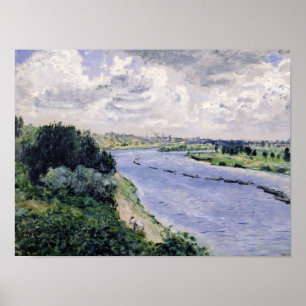 Poster Pierre A Renoir   Négociations sur la Seine