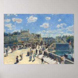 Poster Pierre A Renoir Pont Neuf, Paris
