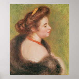 Poster Pierre A Renoir   Portrait de Mme Maurice Denis