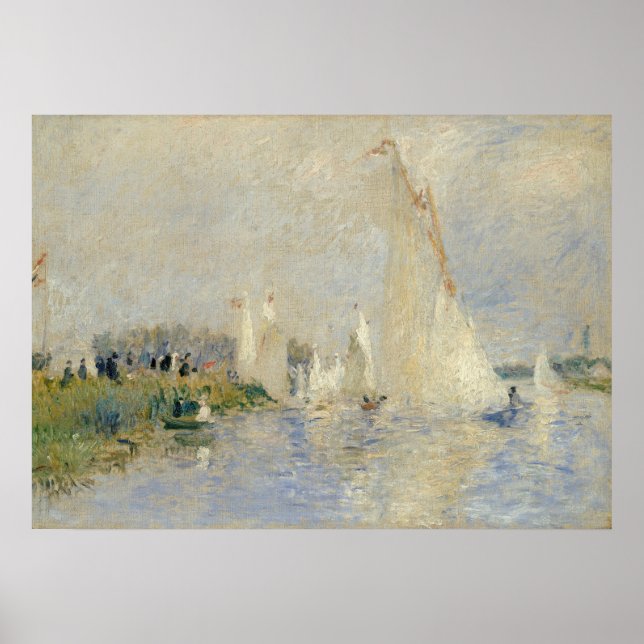 Poster Pierre A Renoir | Regatta à Argenteuil (Devant)