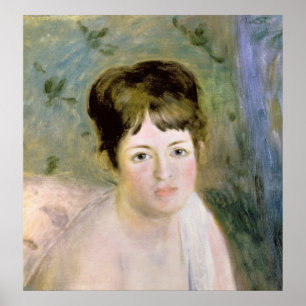 Poster Pierre A Renoir   Tête de femme