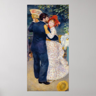 Poster Pierre A Renoir   Une danse dans le pays