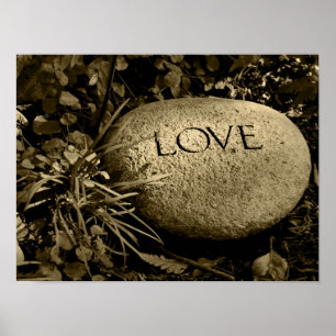 Poster Pierre "Amour"