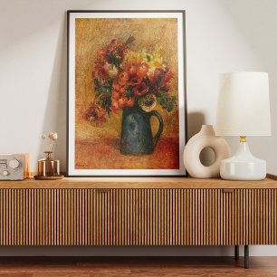 Poster Pierre-Auguste Renoir 1889 Vase de fleurs