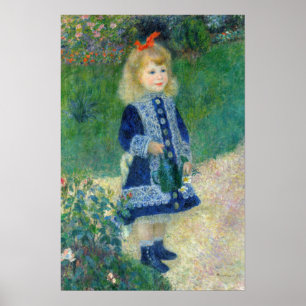 Poster Pierre-Auguste Renoir - A Girl with a Watering Can