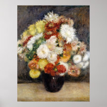 Pierre-Auguste Renoir Bouquet de Chrysanthèmes