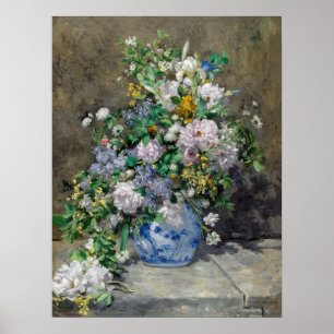 Poster Pierre-Auguste Renoir - Bouquet de printemps