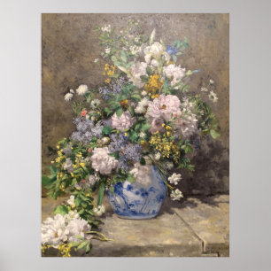 Poster Pierre-Auguste Renoir Bouquet de printemps