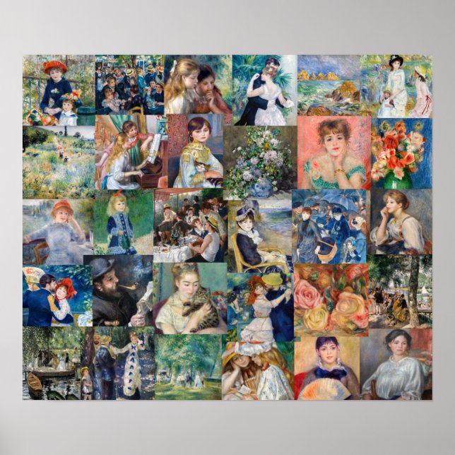 Poster Pierre-Auguste Renoir - Chefs-d'oeuvre (Devant)
