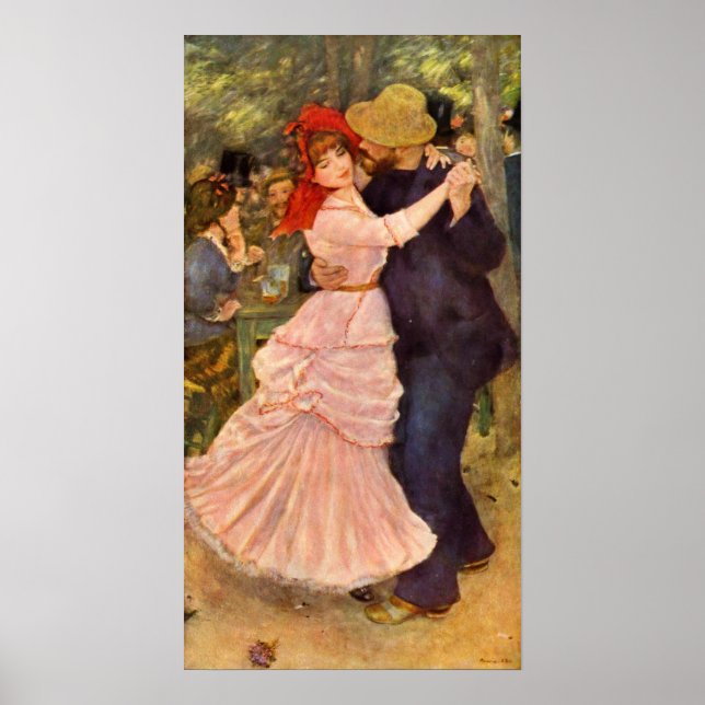Poster Pierre-Auguste Renoir Danse à Bougiva (Devant)