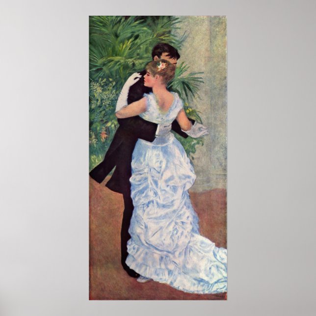 Poster Pierre-Auguste Renoir - Danse à la ville (1883) (Devant)
