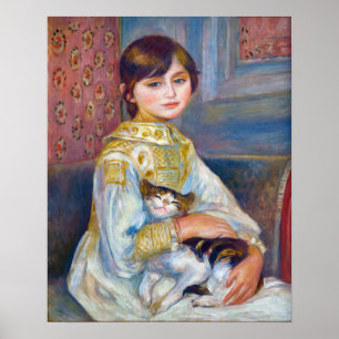 Poster Pierre-Auguste Renoir - Enfant au Chat