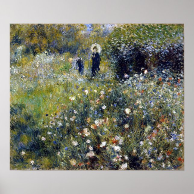 Poster Pierre-Auguste Renoir Femme avec parasol (Devant)