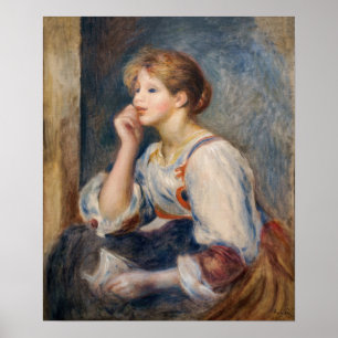 Poster Pierre-Auguste Renoir - Femme avec une lettre
