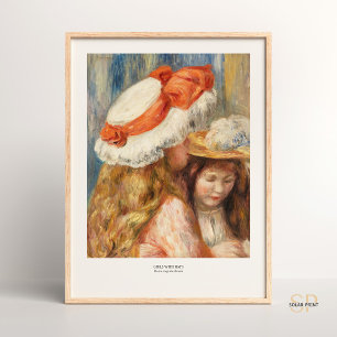 Poster Pierre-Auguste Renoir Girls with Casquette Art Pri