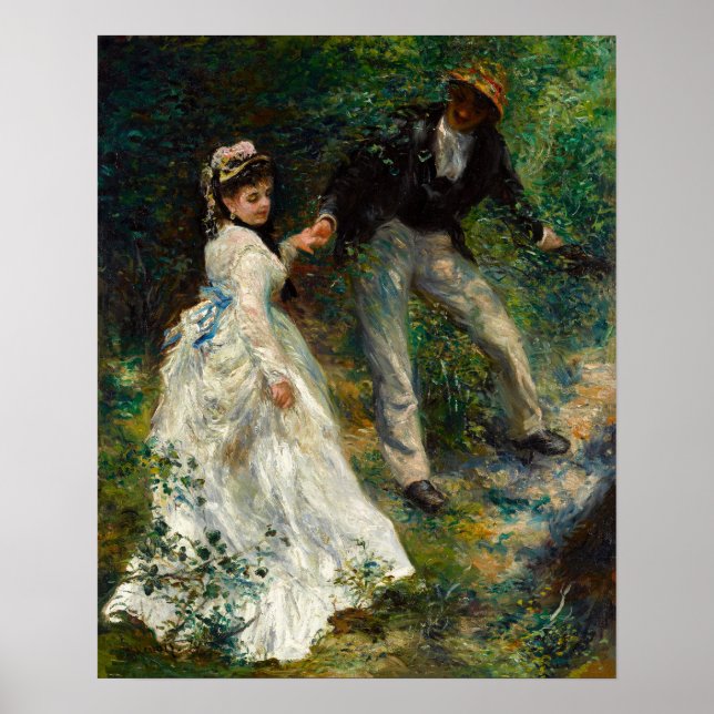 Poster Pierre-Auguste Renoir - La Promenade (Devant)