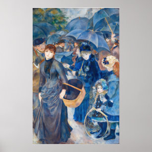 Poster Pierre-Auguste Renoir - Les Parapluies