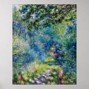 Poster Pierre-Auguste Renoir - Sentier dans la forêt