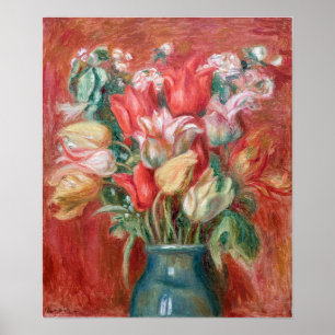Poster Pierre-Auguste Renoir - Tulip Bouquet