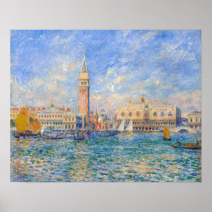 Poster Pierre-Auguste Renoir - Venise, le Palais des Doge