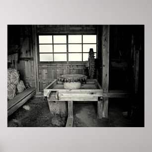 Poster Pierre de moulage