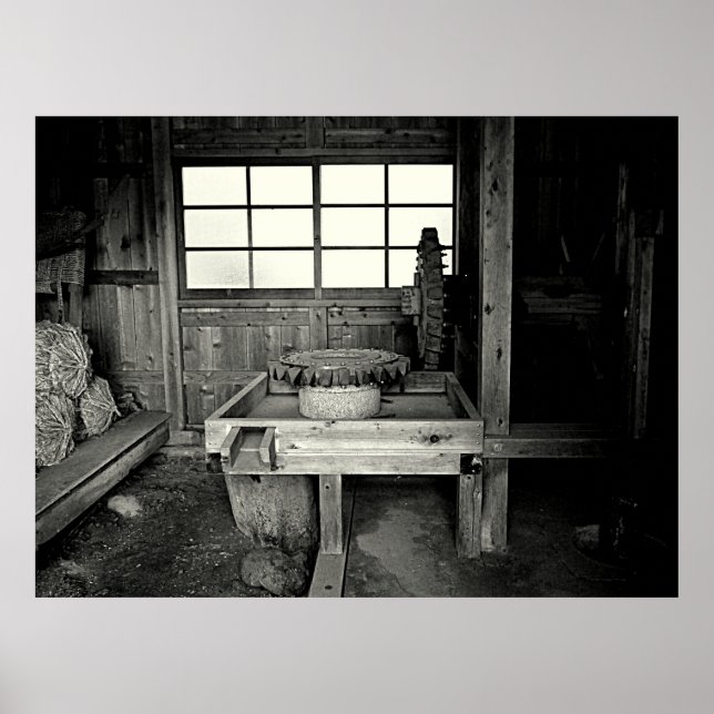 Poster Pierre de moulage (Devant)