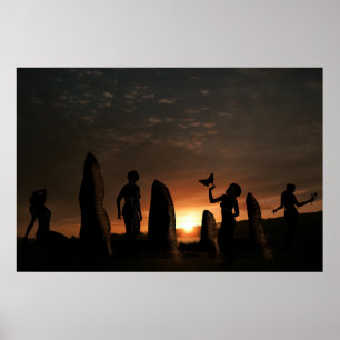 Poster Pierre des druides de paix