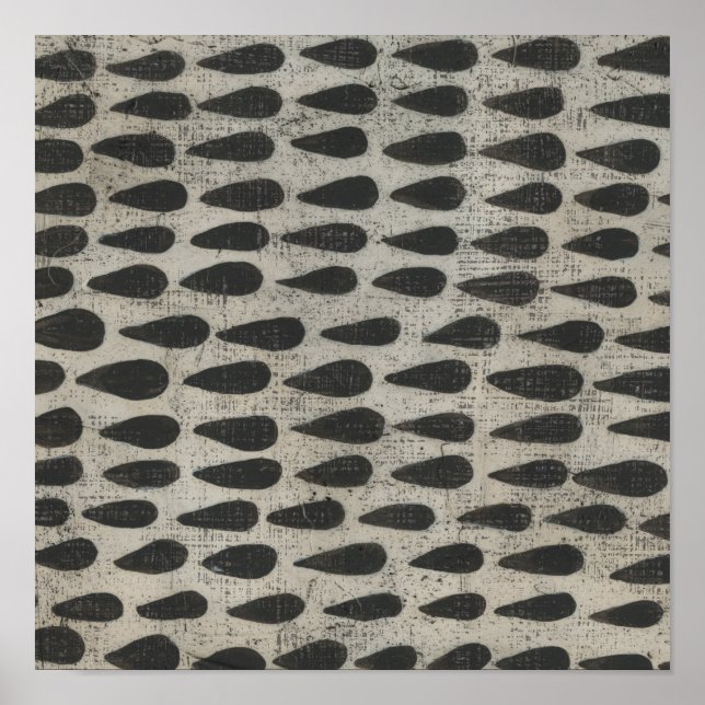 Poster Pierre - gouttes (Devant)