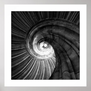 Poster Pierre hélicoïdale