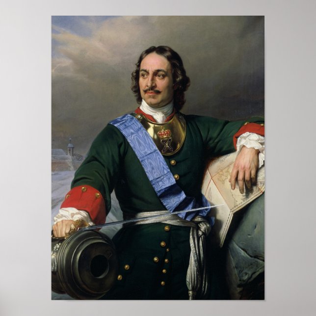 Poster Pierre I le Grand 1838 (Devant)