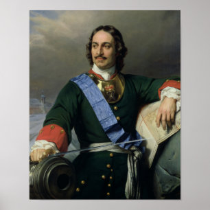 Poster Pierre I le Grand - Paul Delaroche