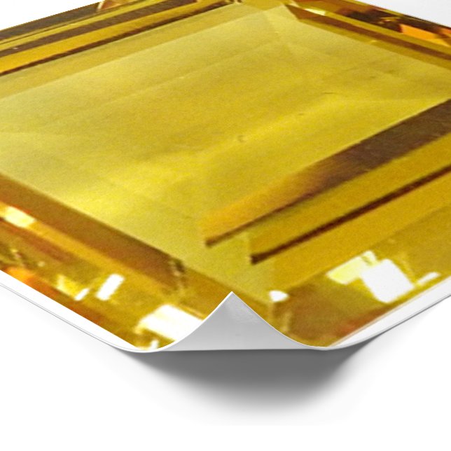 Poster Pierre jaune (Coin)