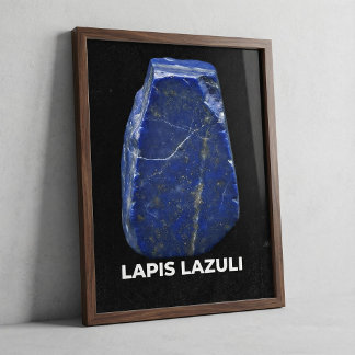 Poster Pierre précieuse Lapis Lazuli