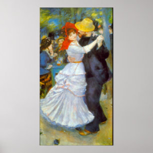 Poster Pierre Renoir - Danse à Bougival