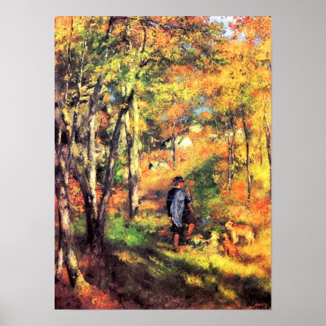 Poster Pierre Renoir - Jules le Coeur and his dogs (Devant)