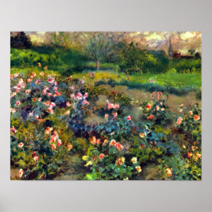 Poster Pierre Renoir - Rose grove