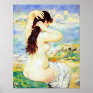 Poster Pierre Renoir - un baigneur