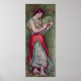 Poster Pierre une fille de danse de Renoir avec le