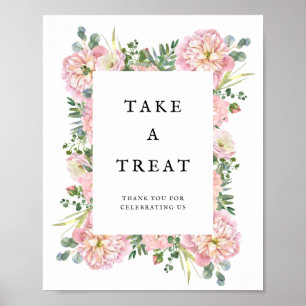 Poster Pierres blanches Hydrangea Eucalyptus Faveurs