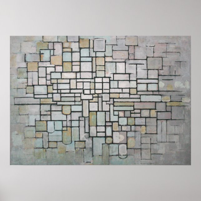 Poster PIET MONDRIAAN - Composition No.11 1913 (Devant)