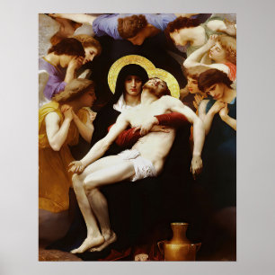Poster Pieta Jesus Crucifixion Lamentation Vierge Marie 0